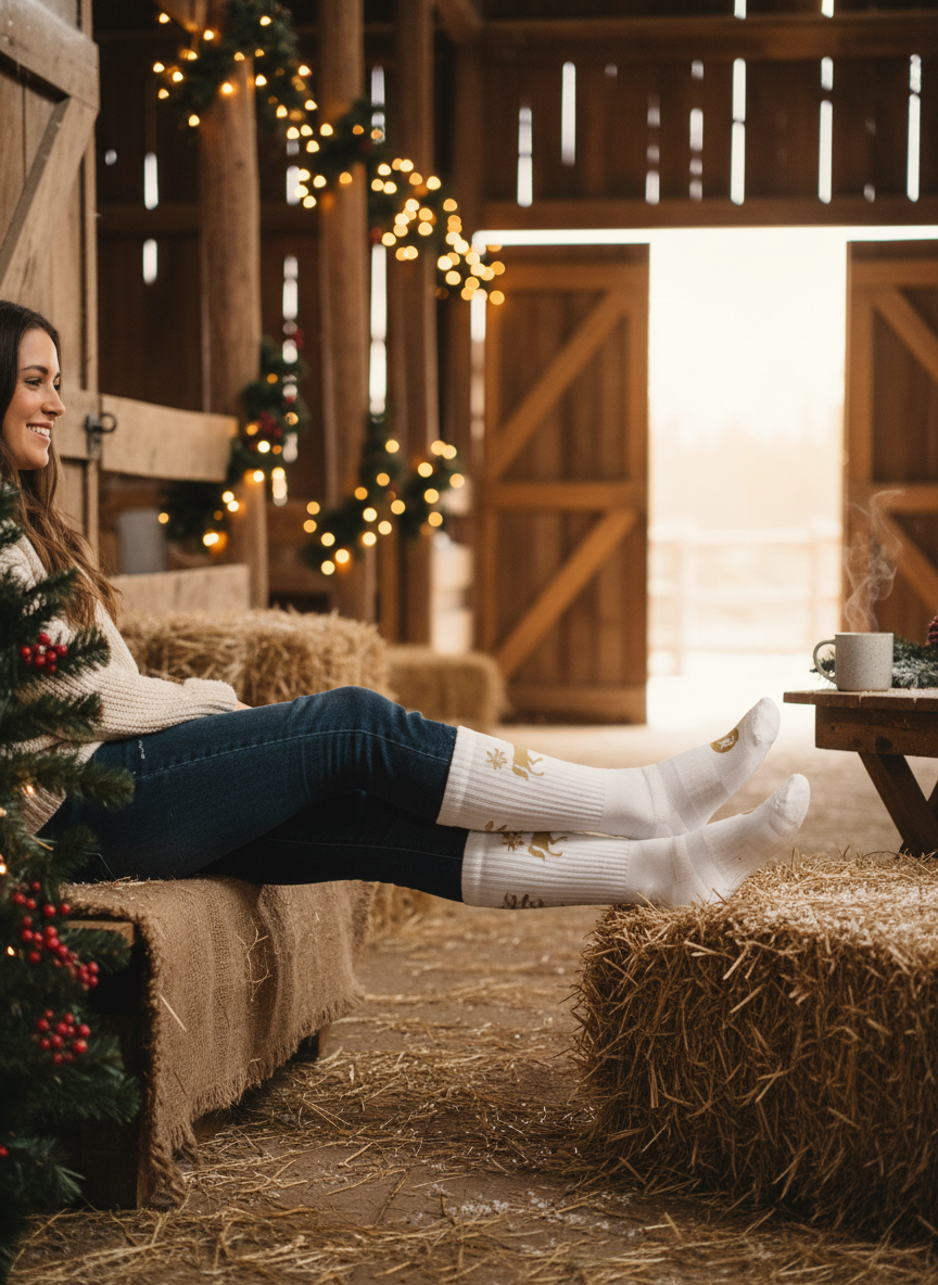 The Gold Holiday Sock