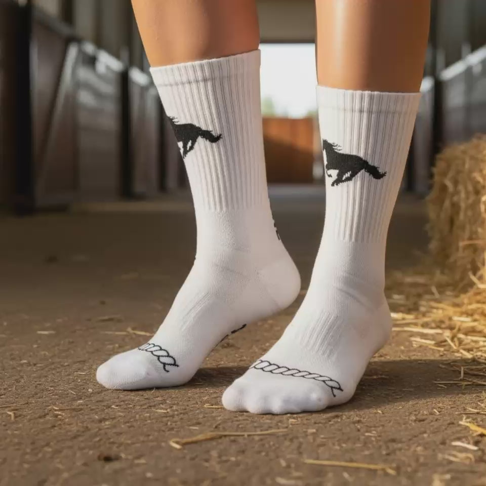 The Original Horse Girl Crew Socks